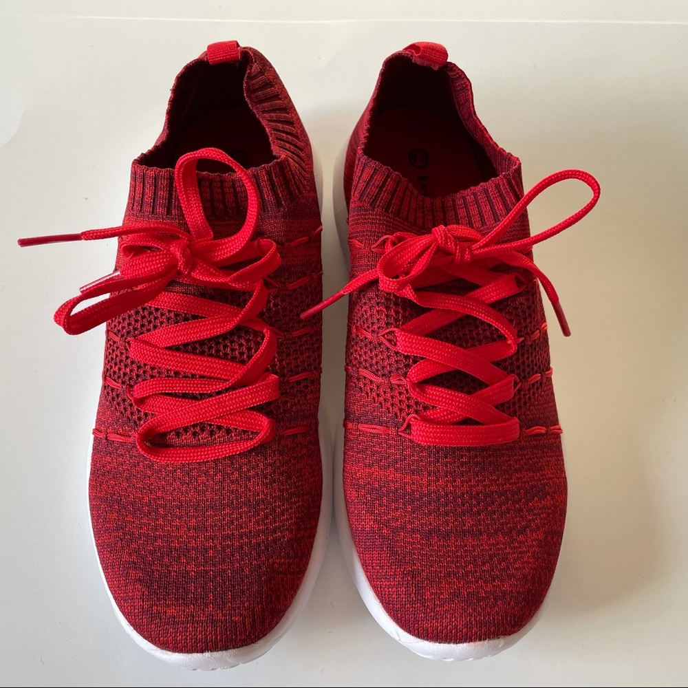 Lightweight Running Shoes Red Size 7.5